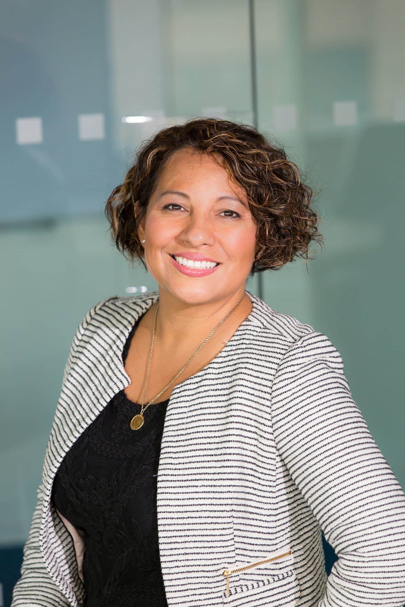 Portrait of a smiling businesswoman in an office